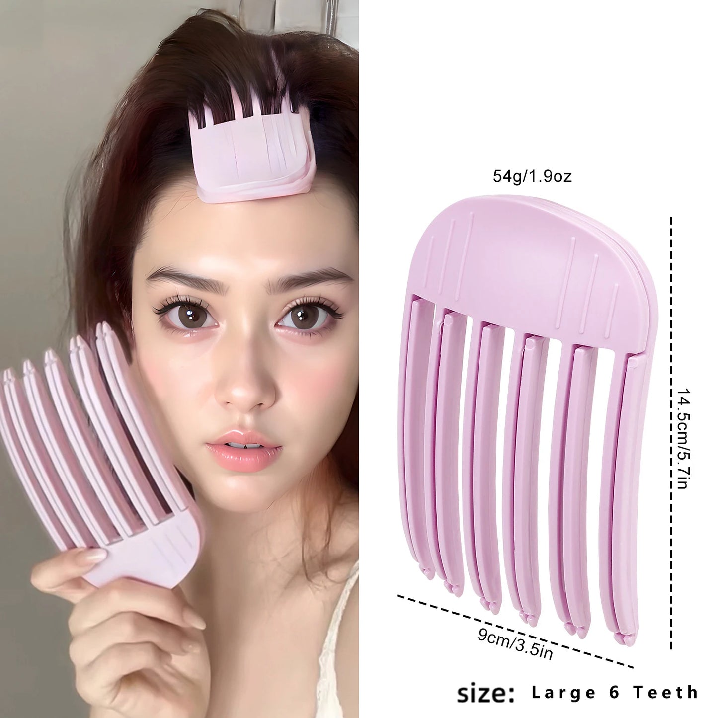 Fluffy Hairpin Curling Bangs Clips Hair Roots Volumizing Hair Clips Women