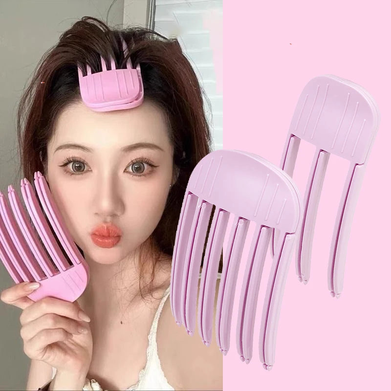 Fluffy Hairpin Curling Bangs Clips Hair Roots Volumizing Hair Clips Women