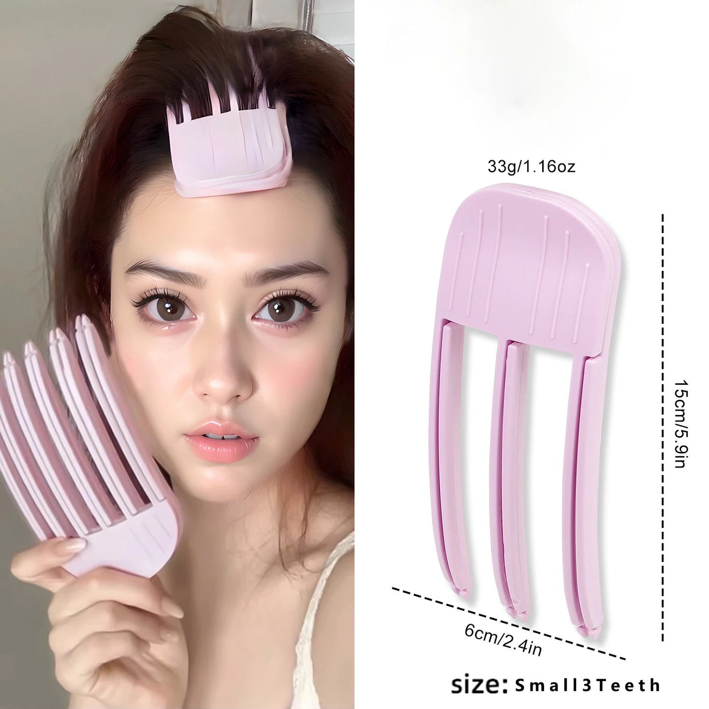 Fluffy Hairpin Curling Bangs Clips Hair Roots Volumizing Hair Clips Women