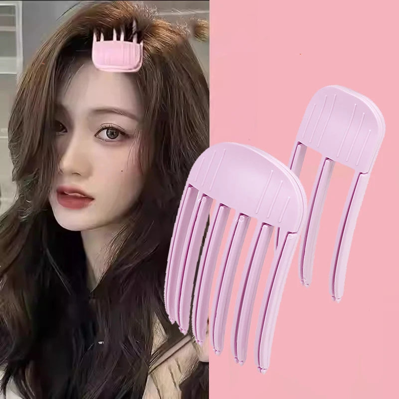 Fluffy Hairpin Curling Bangs Clips Hair Roots Volumizing Hair Clips Women
